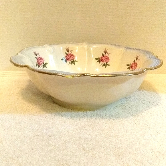 RS Prussia Signed Monreau Lady Portrait Serving Bowl - Picture 7 of 8